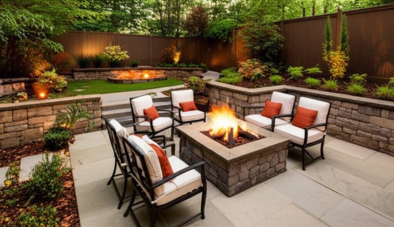 Featured image for Small Yard Hardscaping Ideas Transform Fall Spaces
