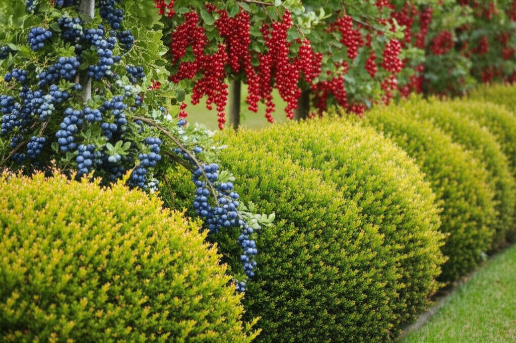 Featured image for Replace Boxwood with Fruit Hedges for Edible Yards