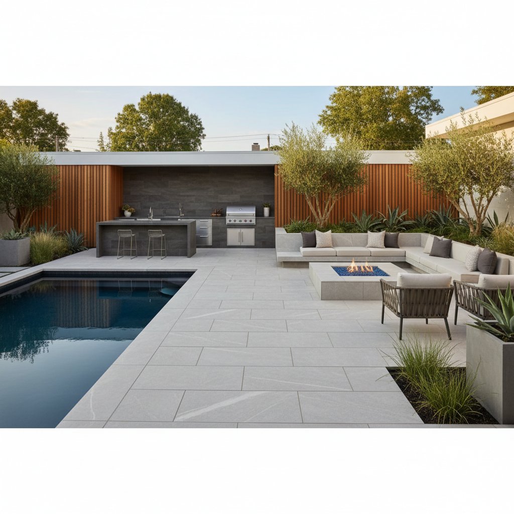 Featured image for Why Porcelain Pavers Beat Stone for Outdoor Spaces