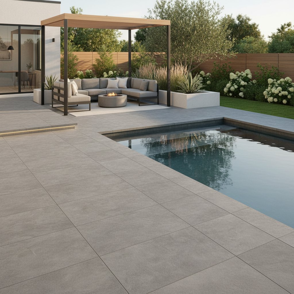 Featured image for Porcelain Pavers Transform Tired Yards Into Luxury Retreats