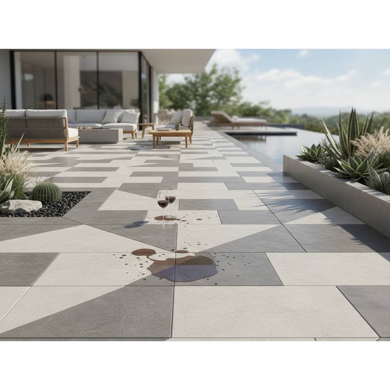 Featured image for Why Porcelain Pavers Resist Stains and Weather Better