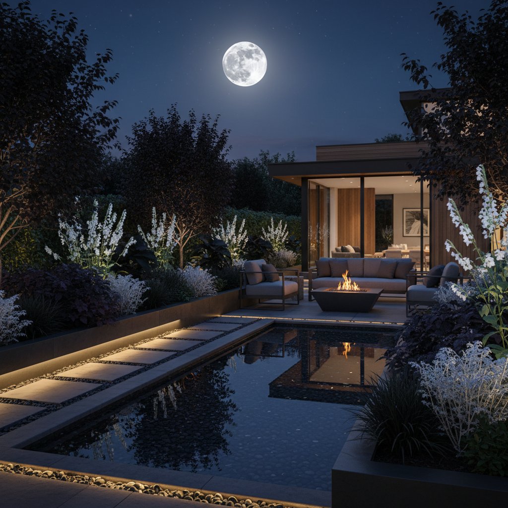 Featured image for Night Gardens Transform Your Yard After Sunset