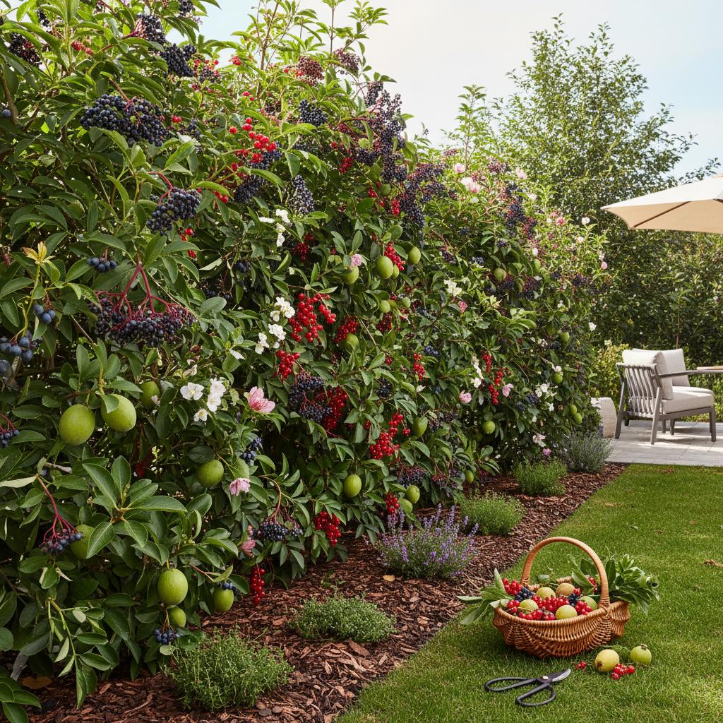 Featured image for Privacy Hedges That Harvest Fresh Fruit Yearly