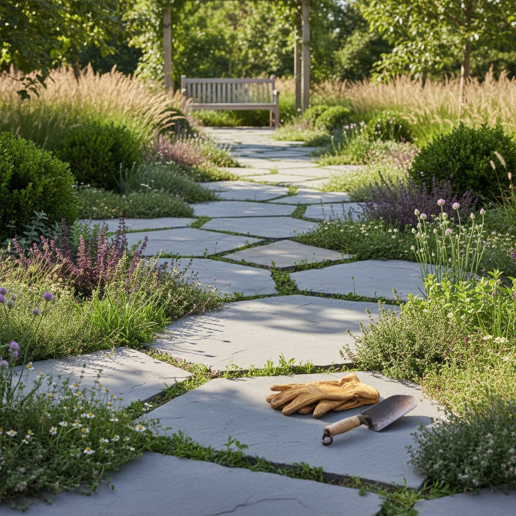 Featured image for Growing Herbs Between Pavers Transforms Walkways