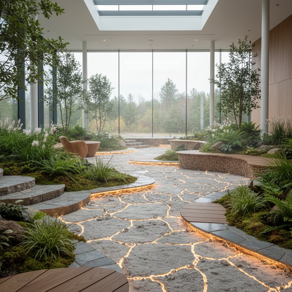 Featured image for Mycelium Pathways Turn Static Walkways Into Living Systems