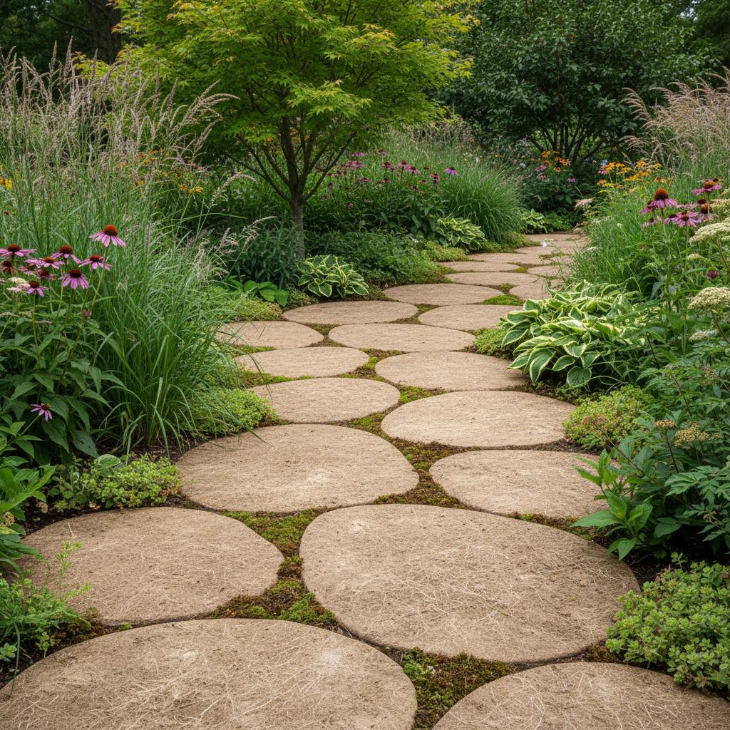 Featured image for Mycelium Pavers Grow Into Sustainable Garden Paths